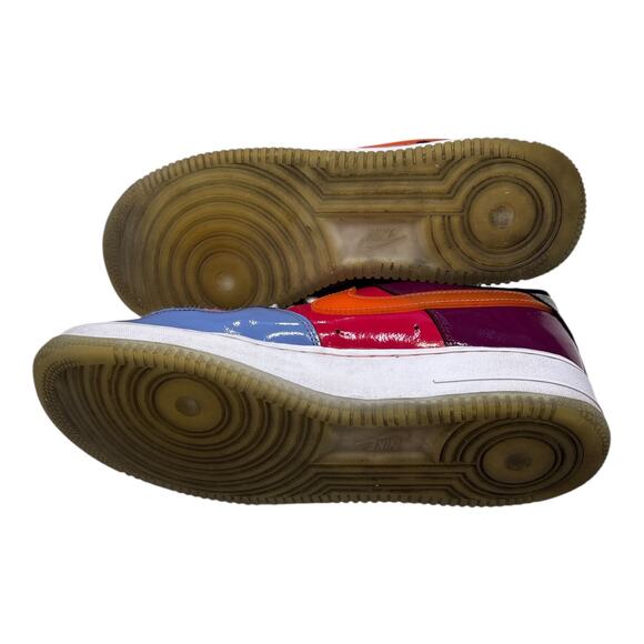 Nike Air Force 1 Low Sp Undefeated Multi Patent Total Orange - DV5255-400 Sz 10 - Picture 5 of 8